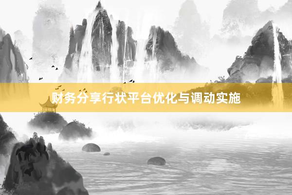 财务分享行状平台优化与调动实施